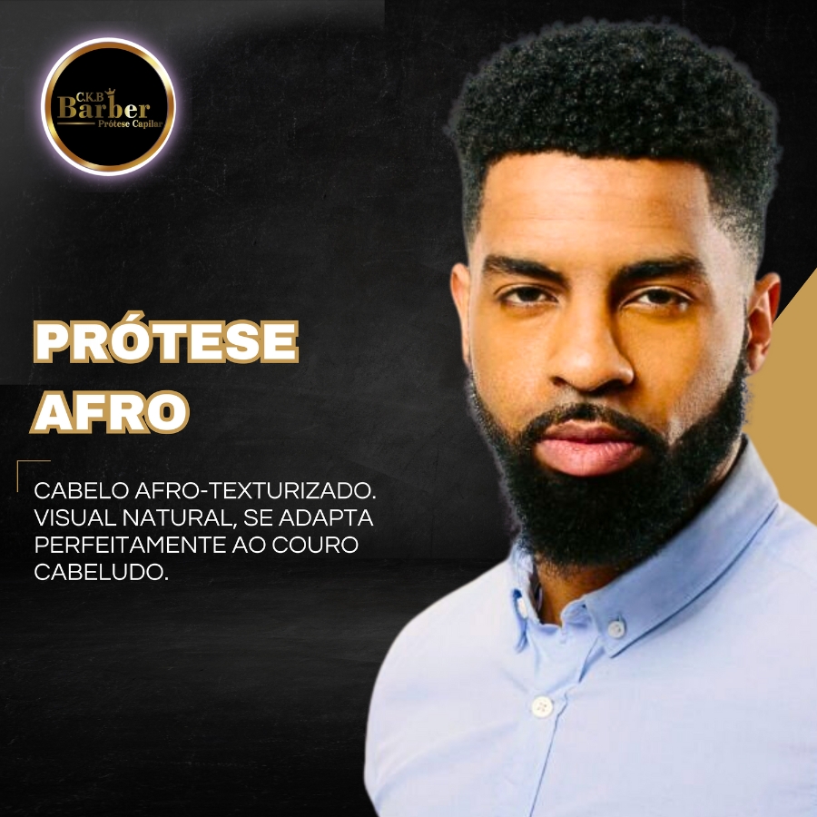 Protese Afro CKB Barber Unidade Eldorado Protese Capilar Masculina Barbeariam em Contagem